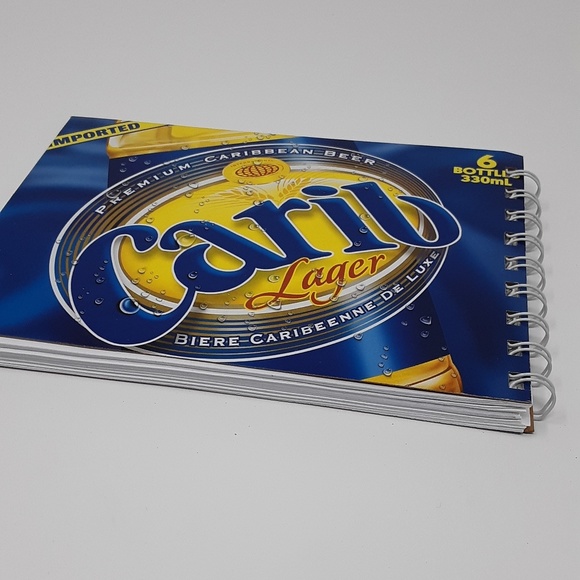 ♻️ Carib Caribbean Beer Carton Upcycled Notepad - Picture 8 of 8